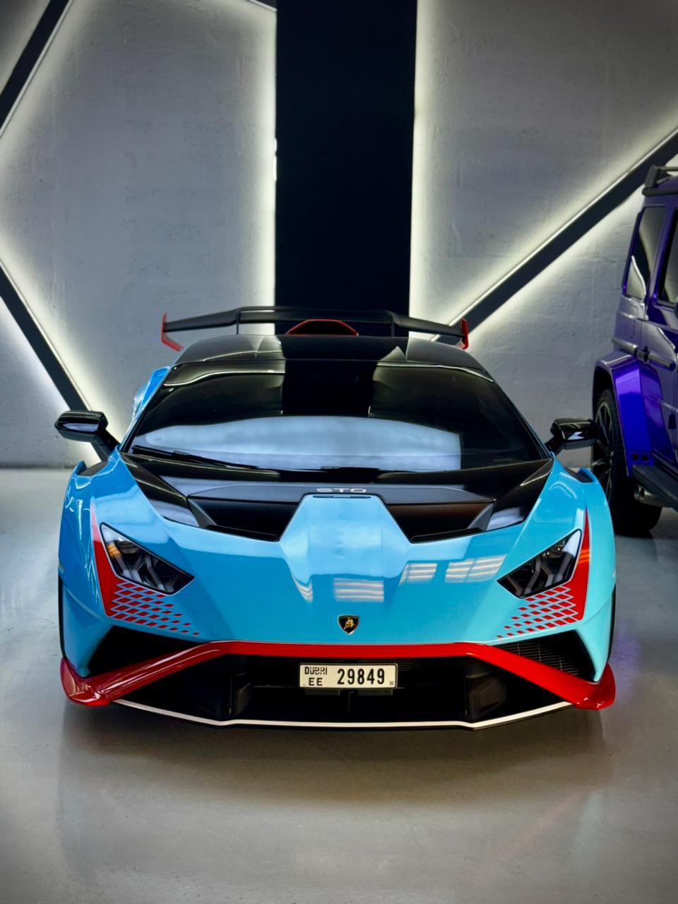 Lamborghini Huracan STO 2024  rental dubai