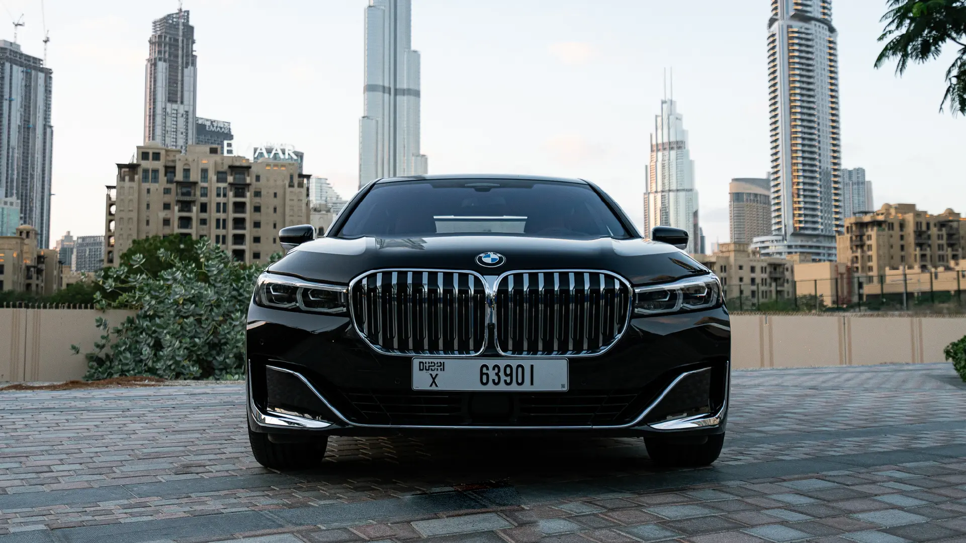 BMW 7 Series  BLACK 2021 Rental Dubai