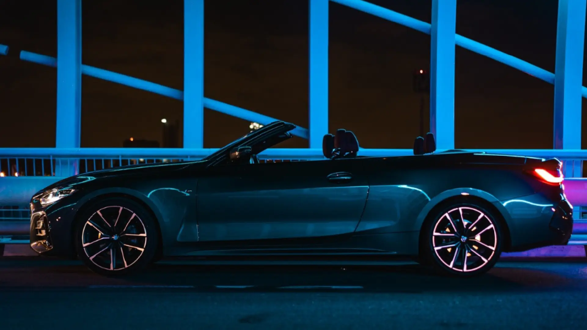 BMW 420i M KIT  BLUE 2022 Rental Dubai