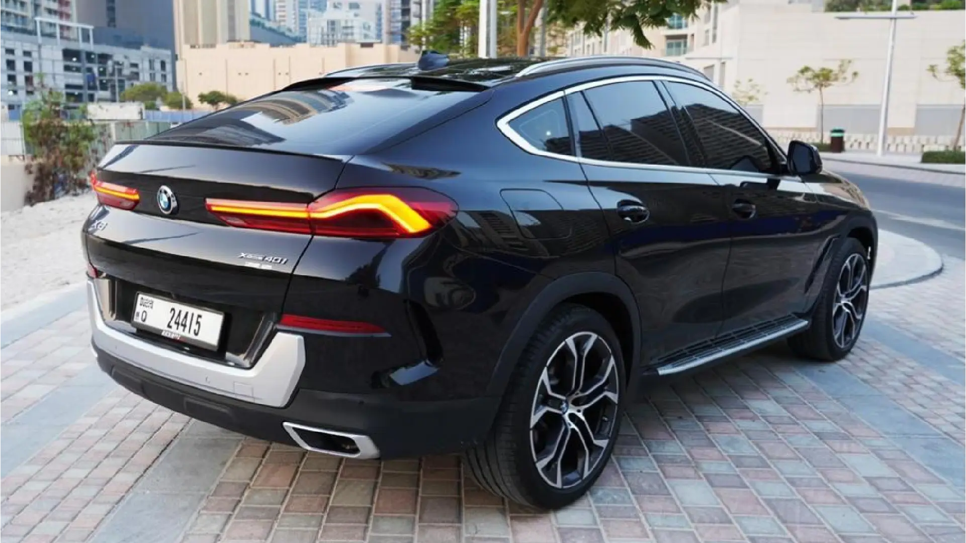 BMW X6 M40  BLACK 2022 Rental Dubai