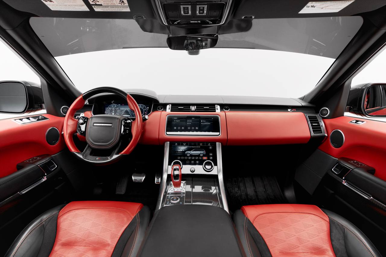 Range Rover SVR (Red-Black)   RED 2022 Rental Dubai