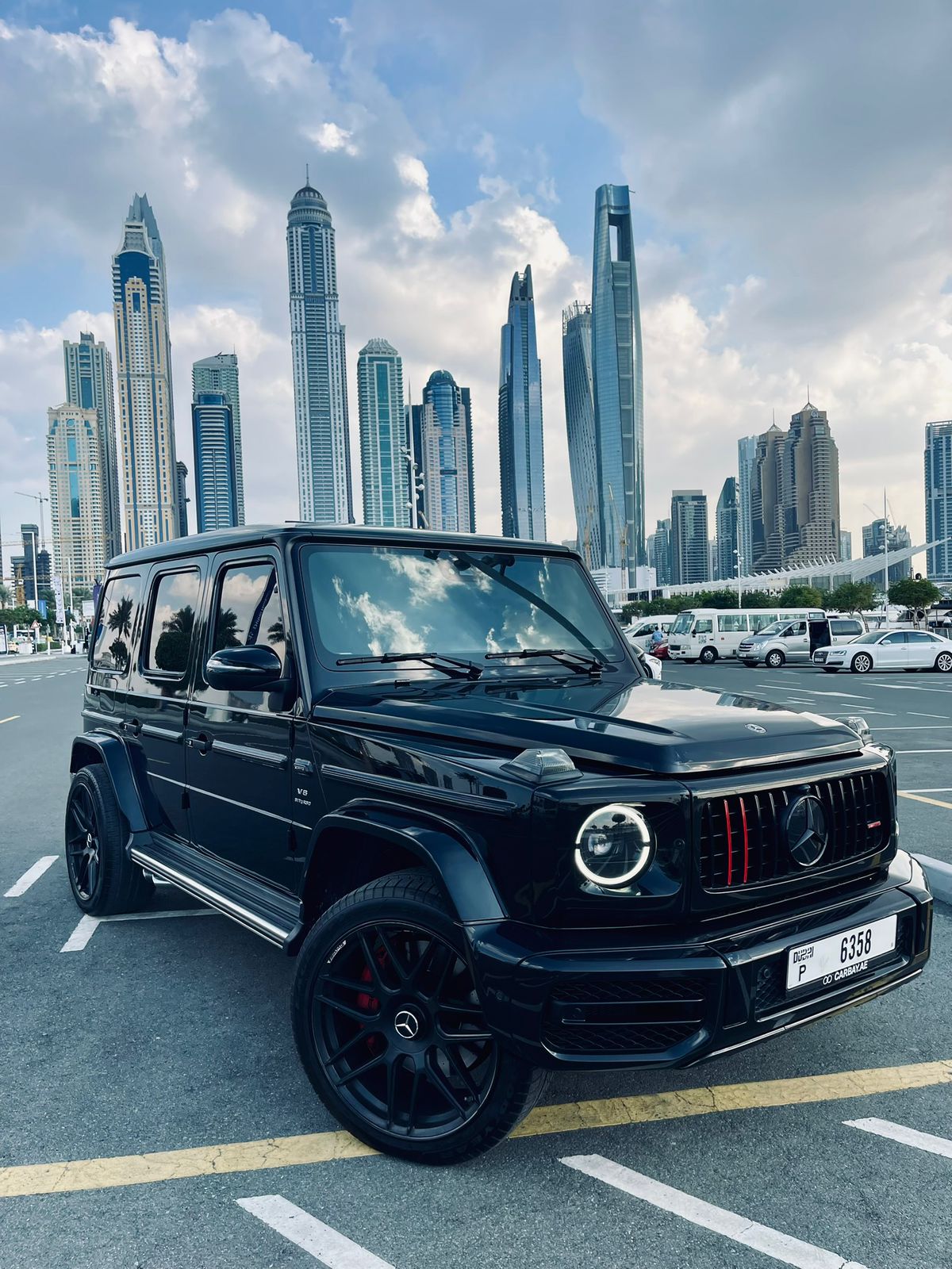 Mercedes Benz G63 AMG  BLACK 2020 Rental Dubai