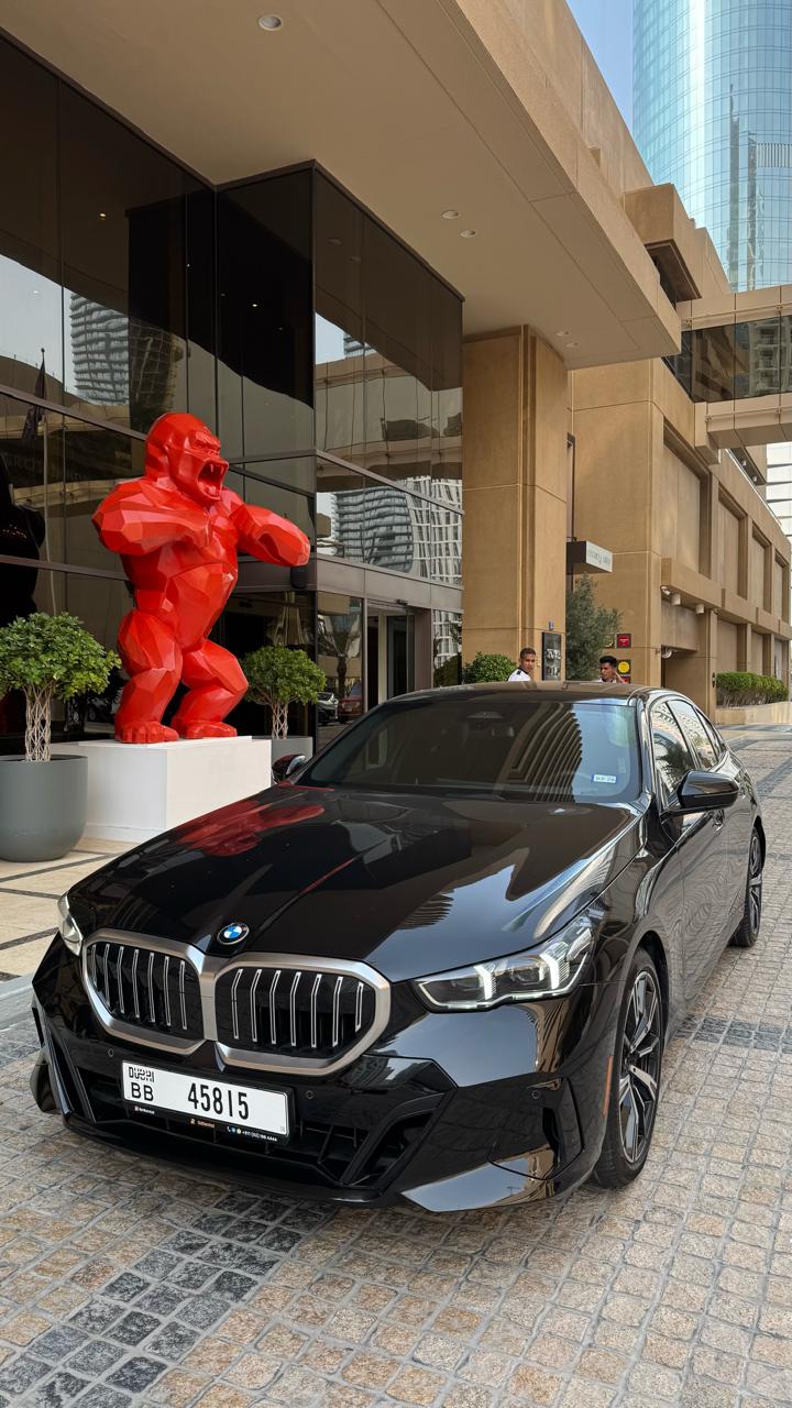 BMW 530i  BLACK 2024 Rental Dubai