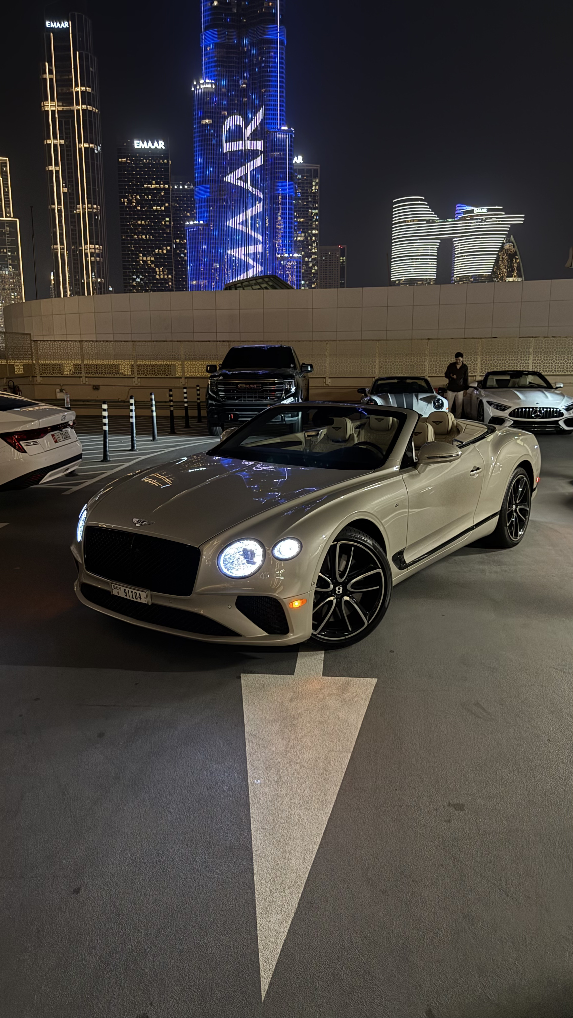 Bentley Continental GTC  GREY  Rental Dubai