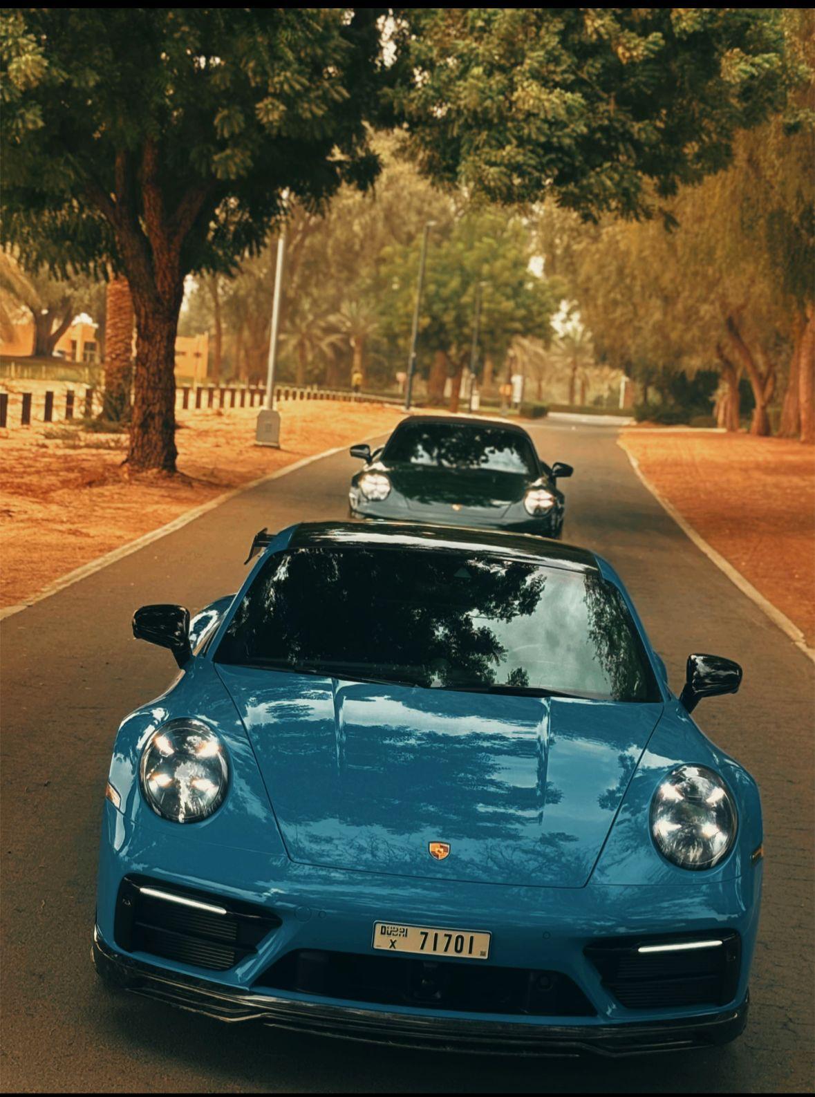 Porsche 911 GTS 2024  BLUE 2024 Rental Dubai