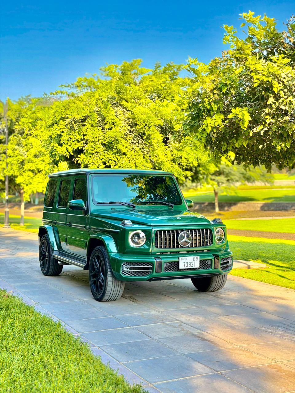 Mercedes G63 AMG 2024 Green  GREEN 2023 Rental Dubai