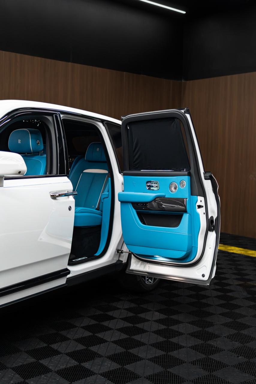 Rolls Royce Cullinan Black Badge White  WHITE 2024 Rental Dubai
