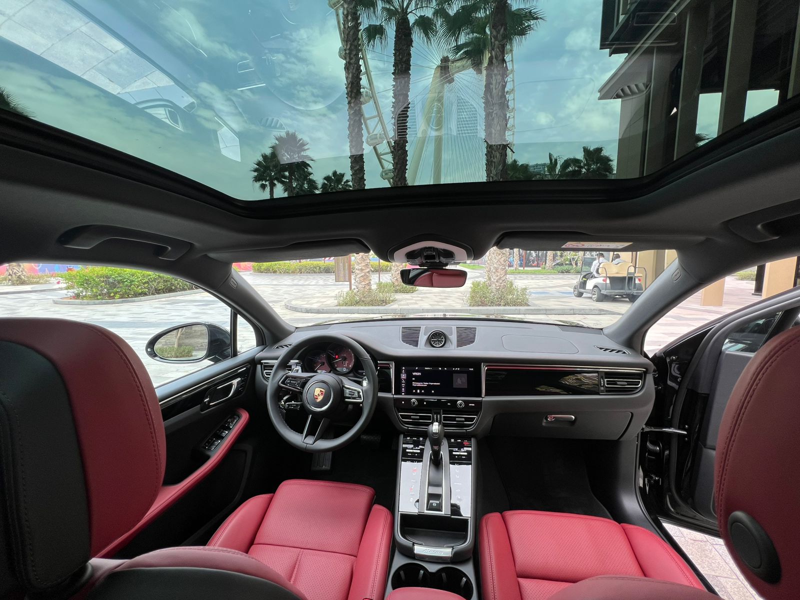 Porsche Macan S 2023 (red beautiful interior)  BLACK 2023 Rental Dubai