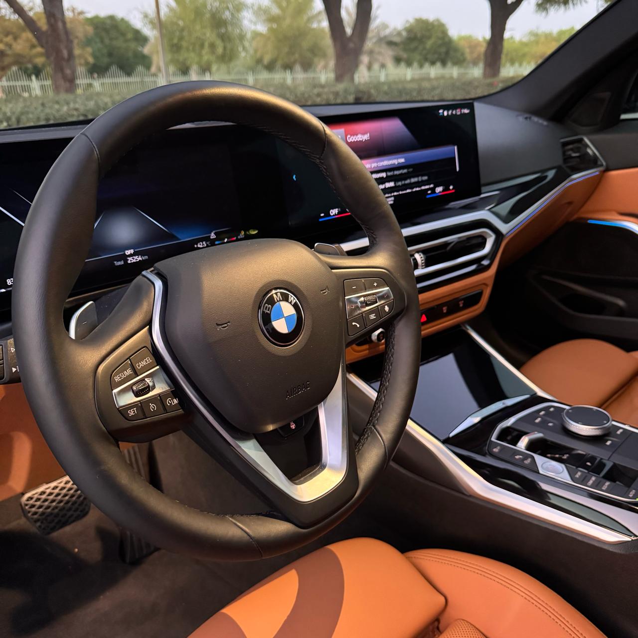 BMW 330i  BLACK 2024 Rental Dubai