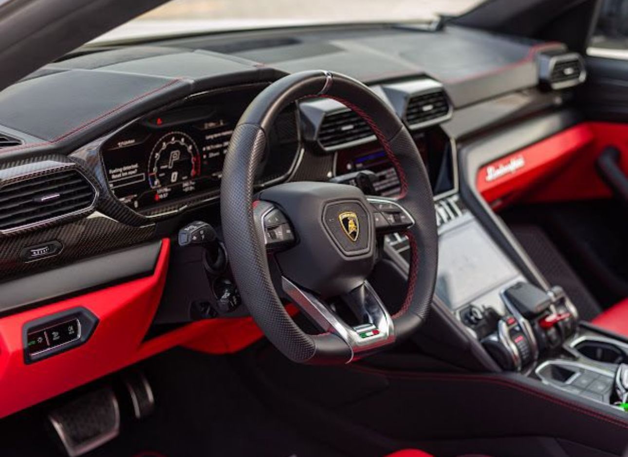 Lamborghini MY20 Urus 2024 free delivery  BLACK 2024 Rental Dubai