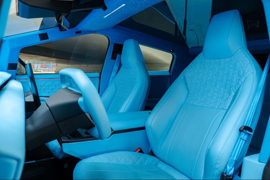 Tesla Cybertruck Beast  BLUE 2024 Rental Dubai