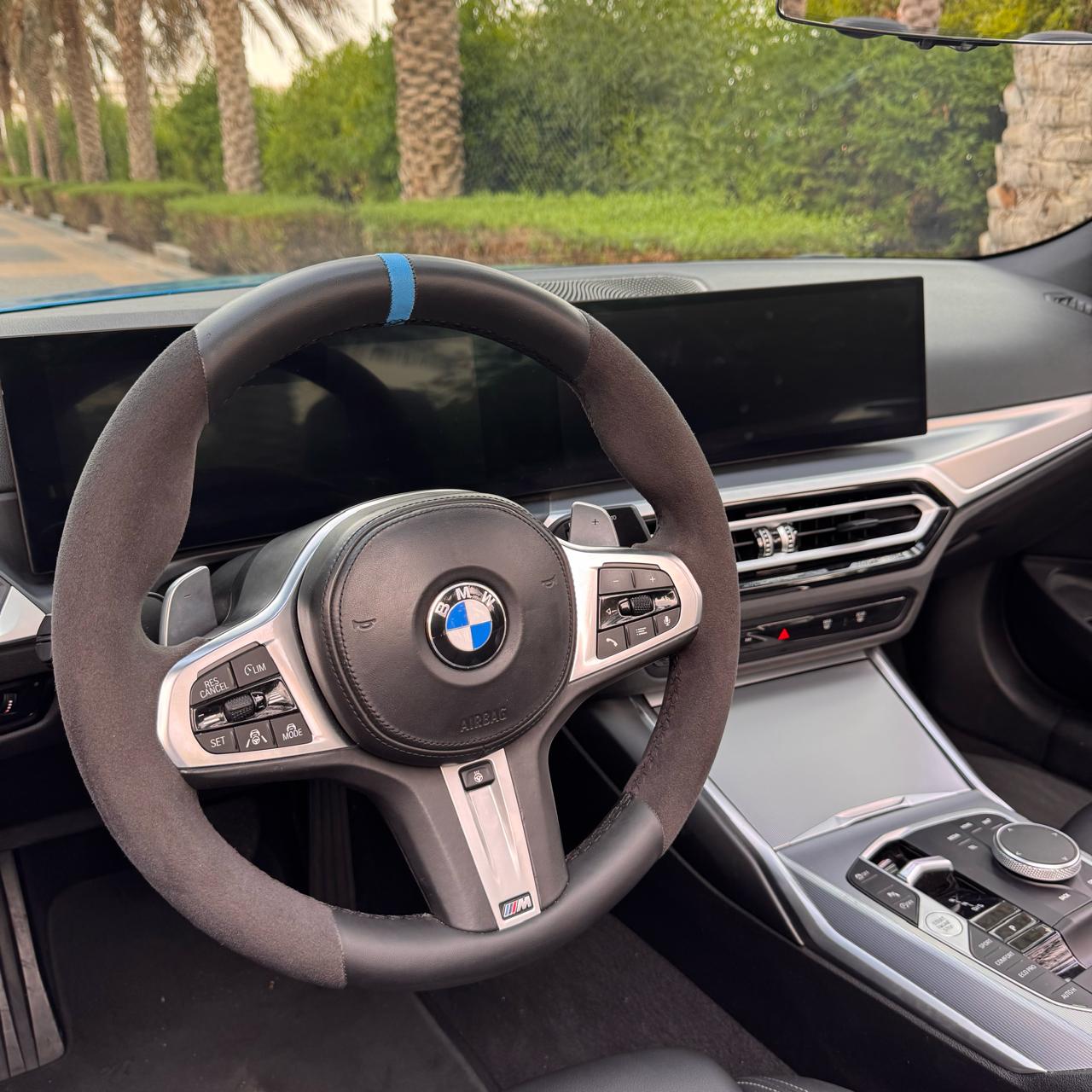 BMW 430i  Convertible  BLUE  Rental Dubai
