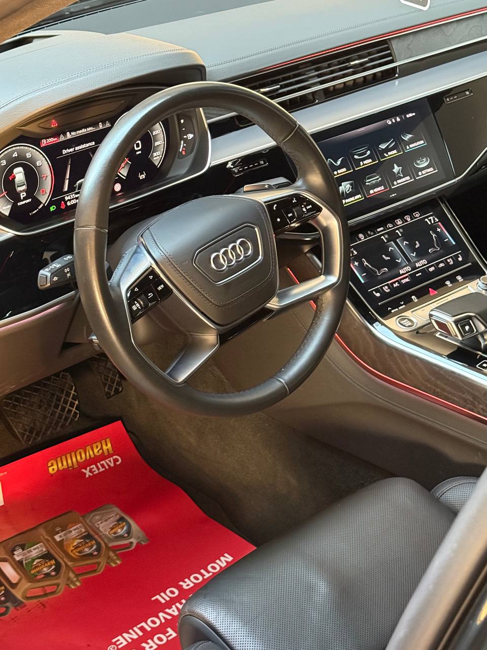 Audi A8  BLACK 2024 Rental Dubai