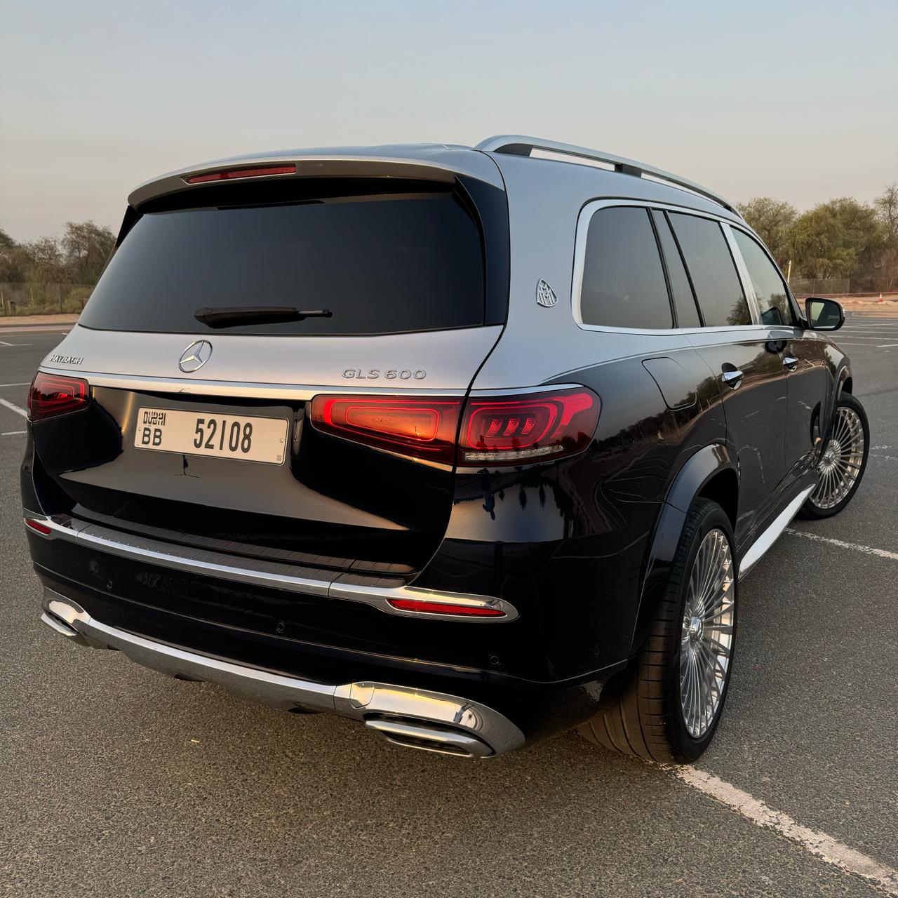 Mercedes GLS 600 Maybach  BLACK 2021 Rental Dubai