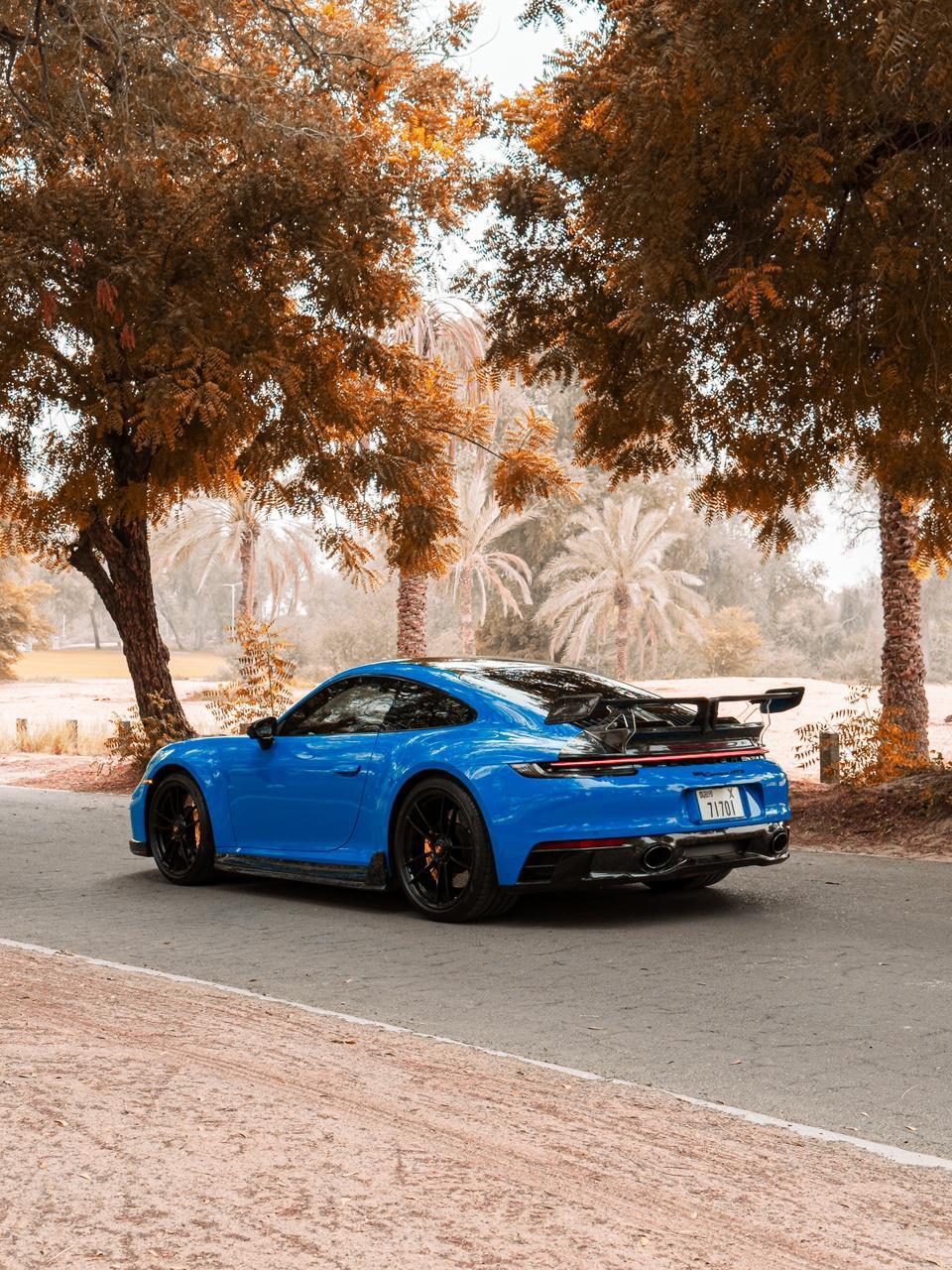 Porsche 911 GTS 2024  BLUE 2024 Rental Dubai