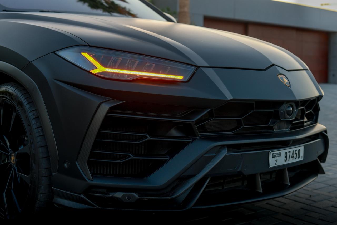 Lamborghini MY20 Urus 2024 free delivery  BLACK 2024 Rental Dubai