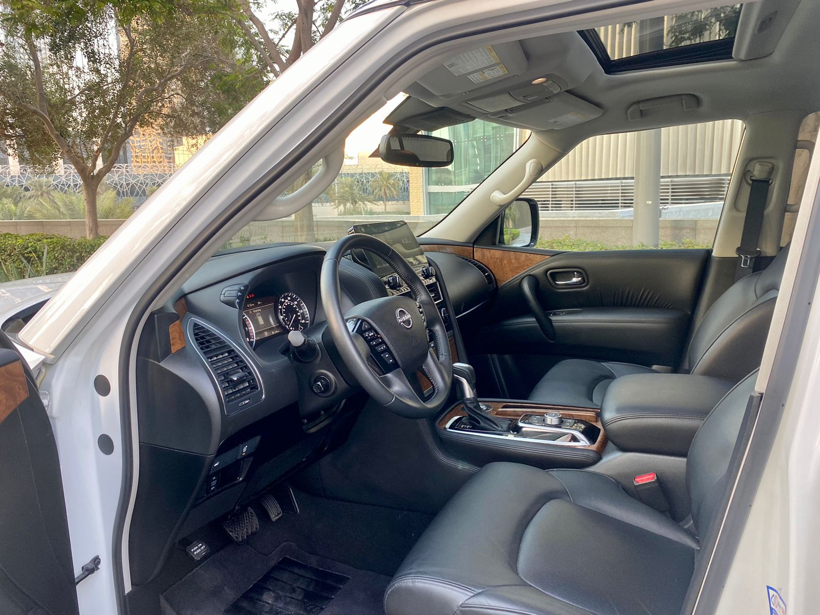 NISSAN Patrol PLATINUM  WHITE 2022 Rental Dubai