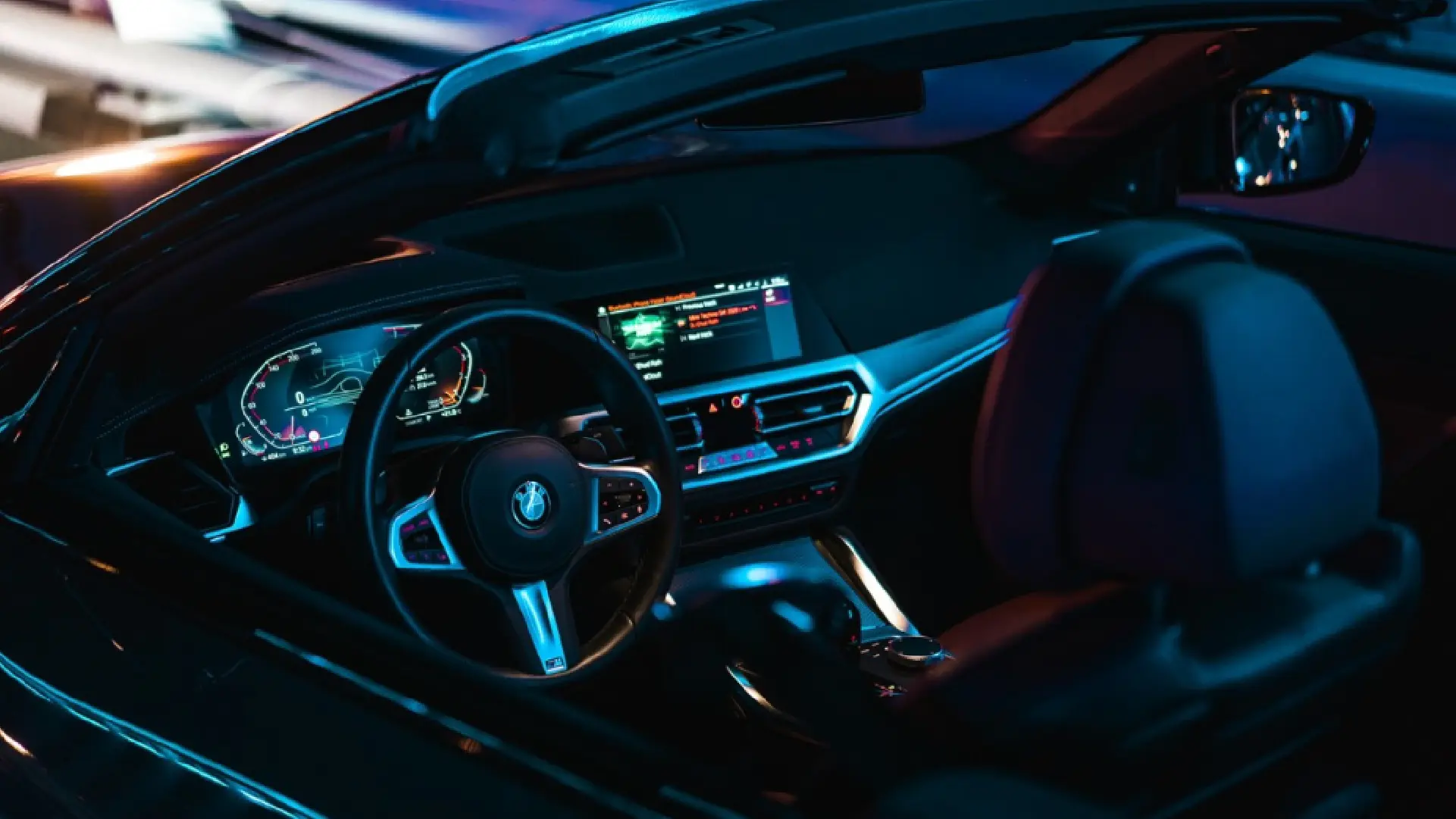 BMW 420i M KIT  BLUE 2022 Rental Dubai