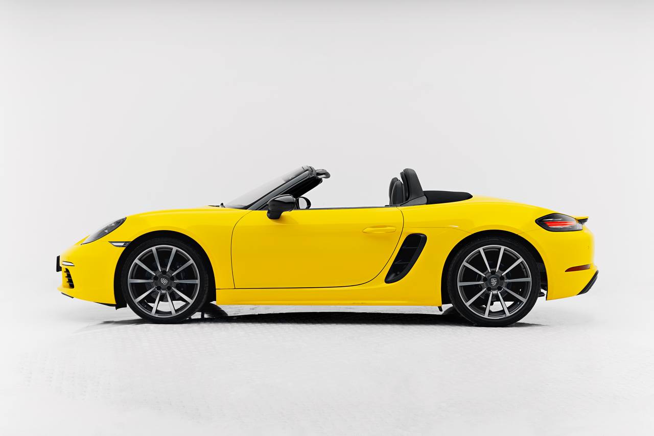 Porsche 718 Boxster Convertable  YELLOW 2022 Rental Dubai