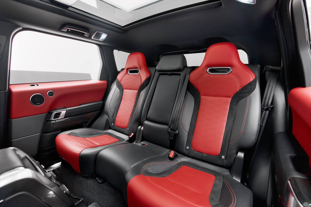 Range Rover SVR (Red-Black)   RED 2022 Rental Dubai