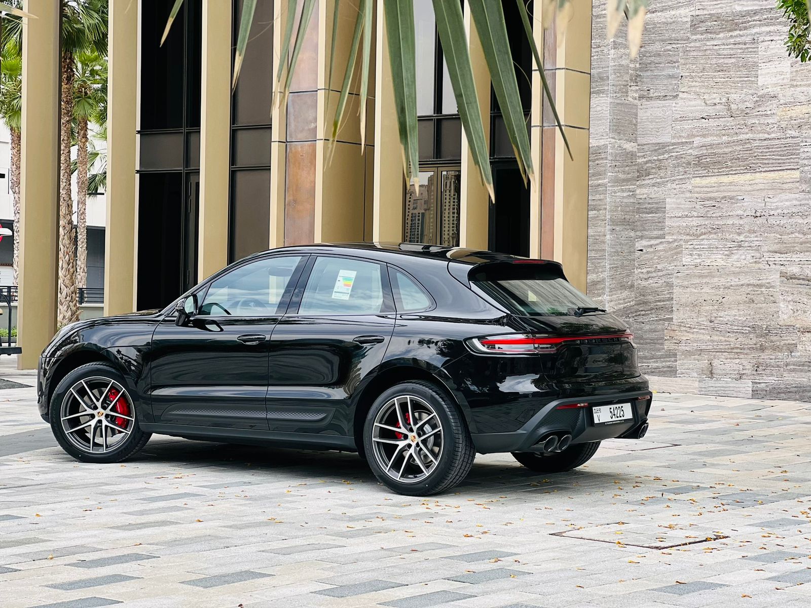 Porsche Macan S 2023 (red beautiful interior)  BLACK 2023 Rental Dubai