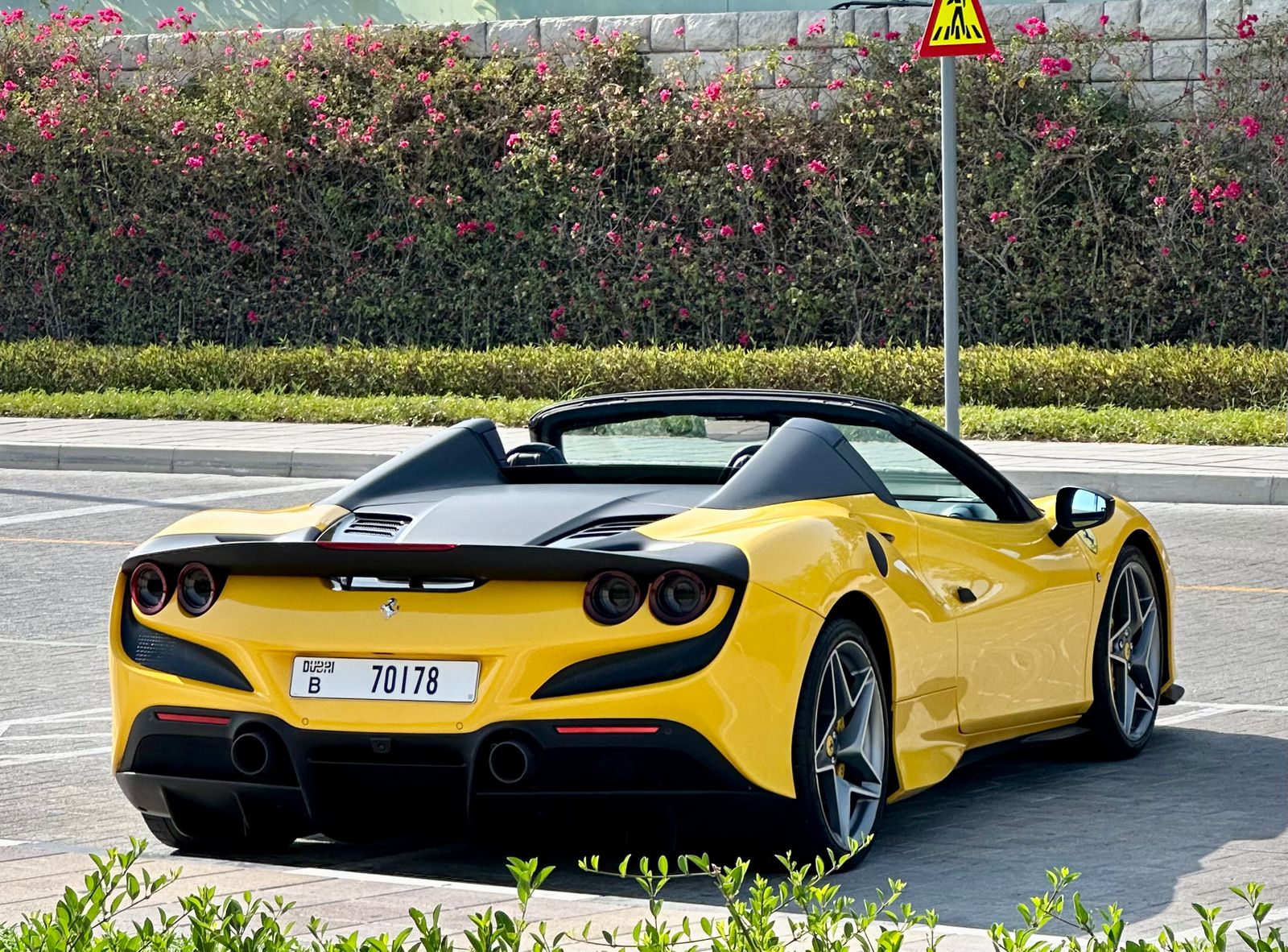 Ferrari F8 Tributto 2021  YELLOW 2021 Rental Dubai