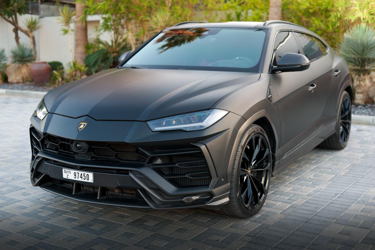 Lamborghini MY20 Urus 2024 free delivery  BLACK 2024 Rental Dubai