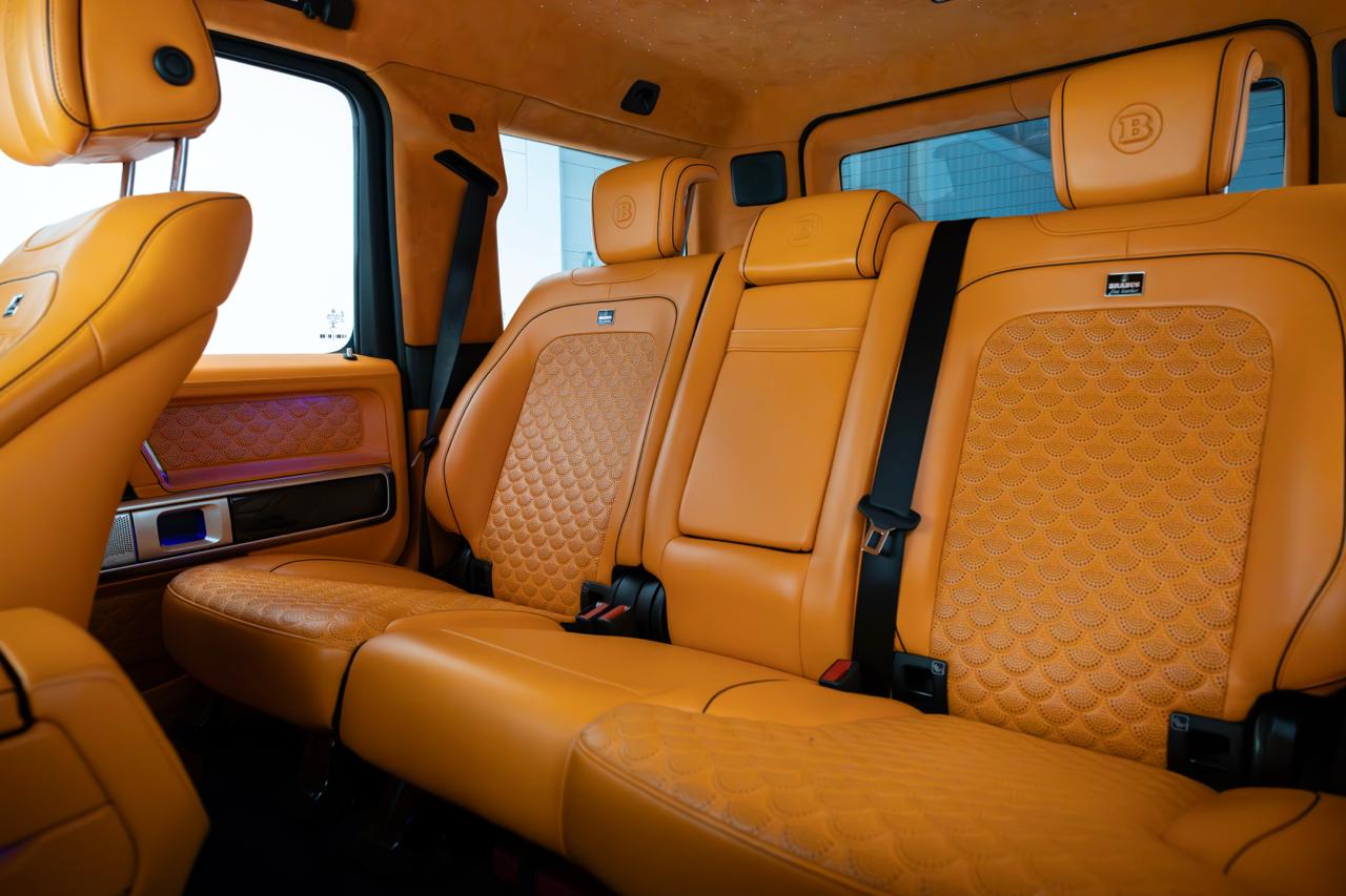 Mercedes AMG Brabus G700 Blue  BLUE  Rental Dubai