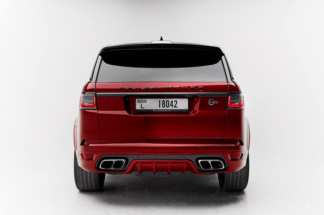 Range Rover SVR (Red-Black)   RED 2022 Rental Dubai