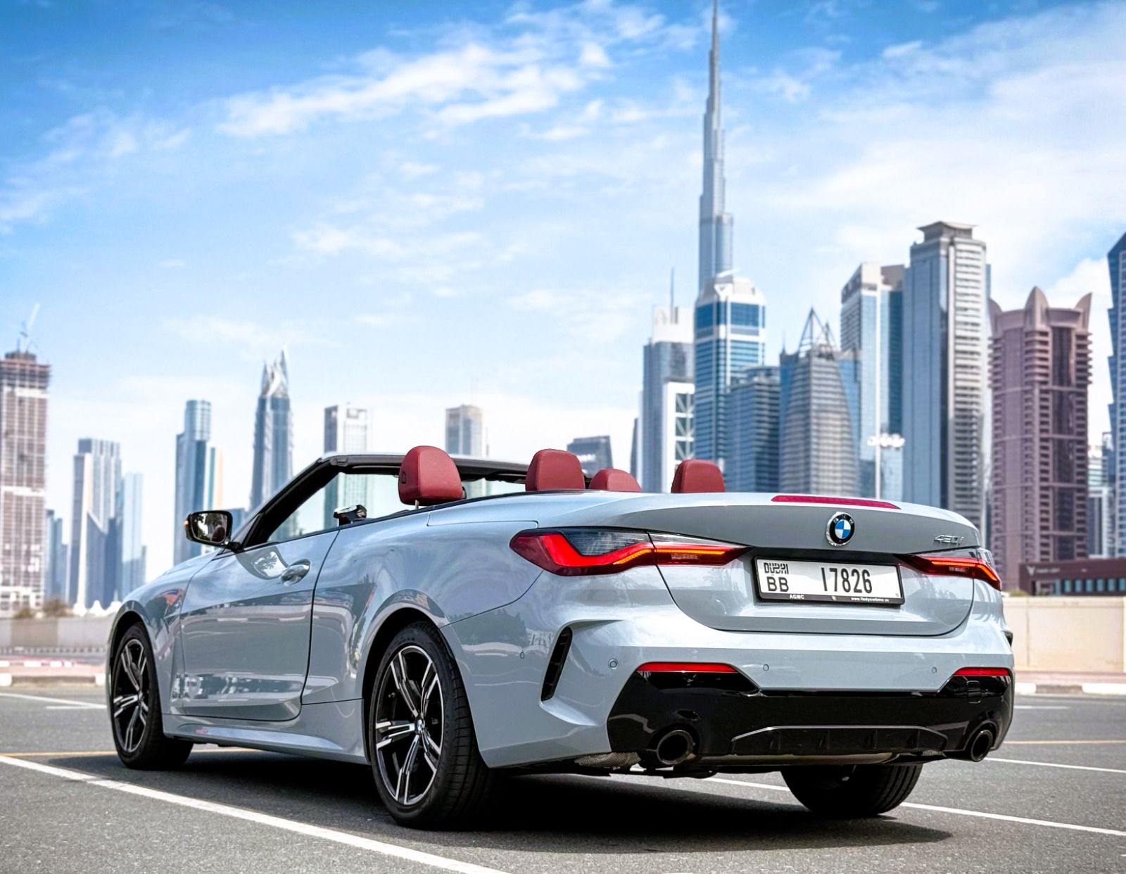 BMW 420i Convertible 2025  Nardo Grey 2025 Rental Dubai