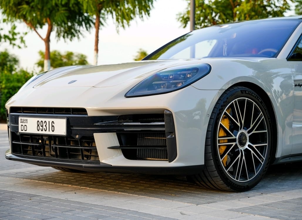 Porsche Panamera Turbo S E Hybrid  Nardo Grey 2025 Rental Dubai