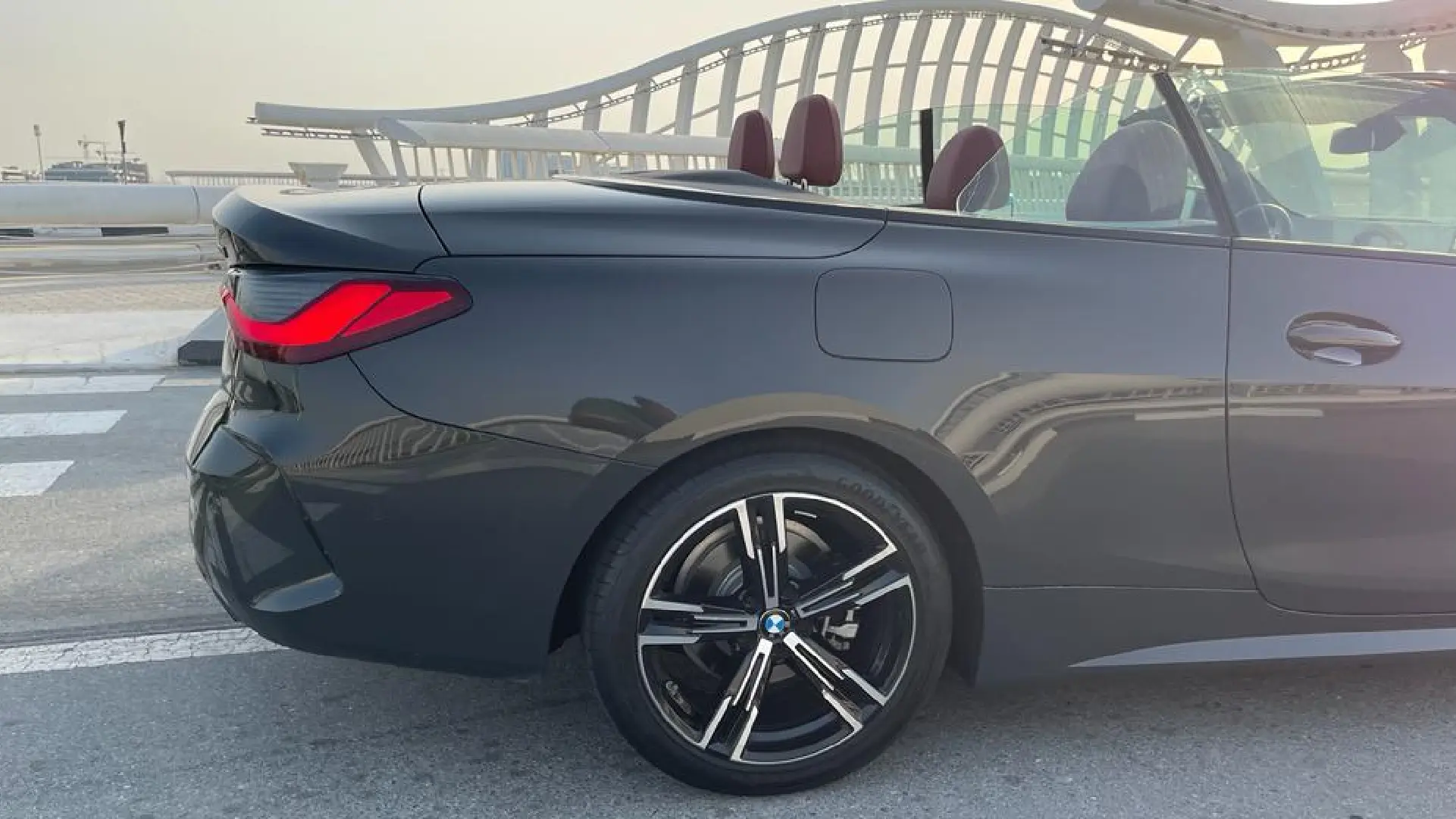 BMW 420i Convertible  GREY 2024 Rental Dubai