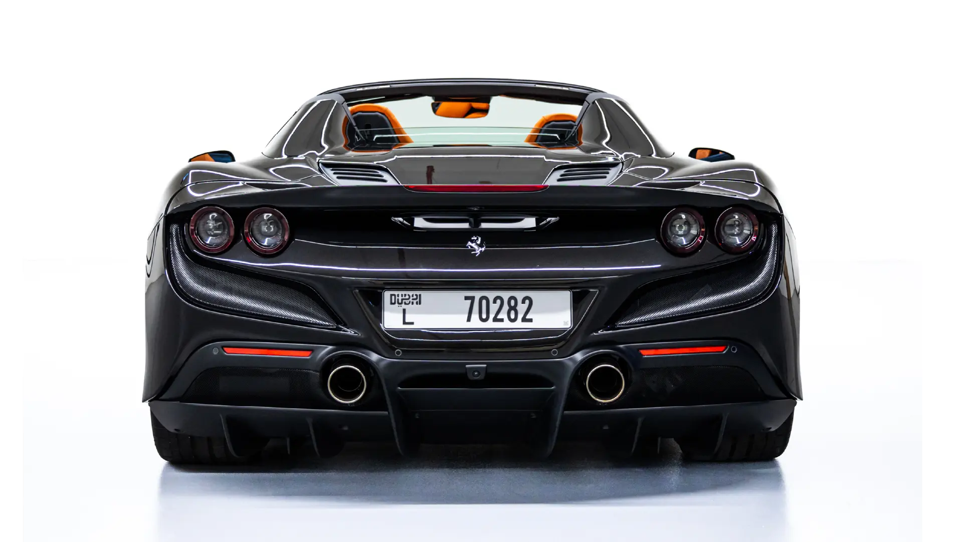 Ferrari F8 Spider  BLACK 2024 Rental Dubai