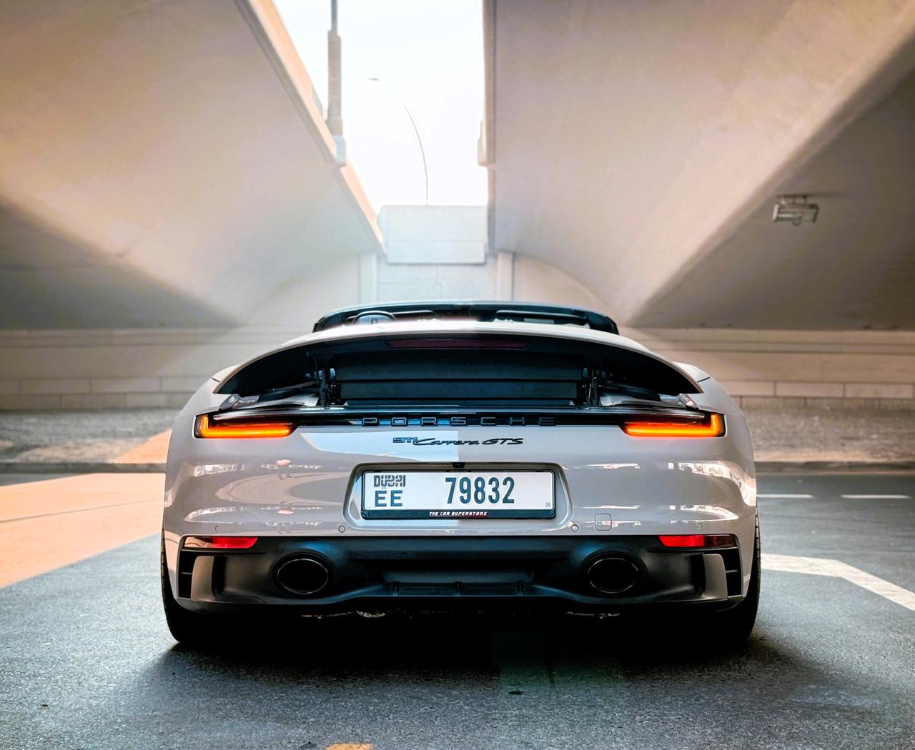 Porsche 911 CARRERA GTS Convertible 2024  GREY  Rental Dubai