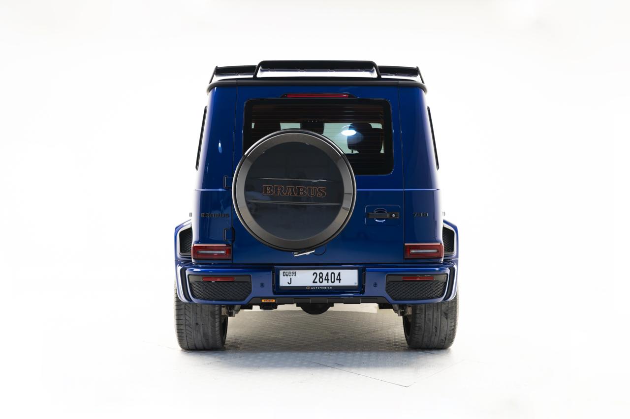 Mercedes AMG Brabus G700 Blue  BLUE  Rental Dubai