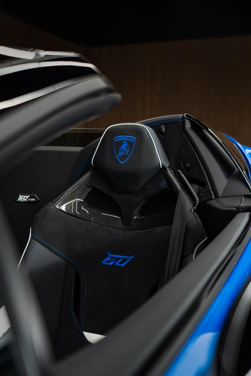 Lamborghini Evo Spider Limited Edition 1 of 60 (60th Anniversary Edition)  BLUE 2024 Rental Dubai