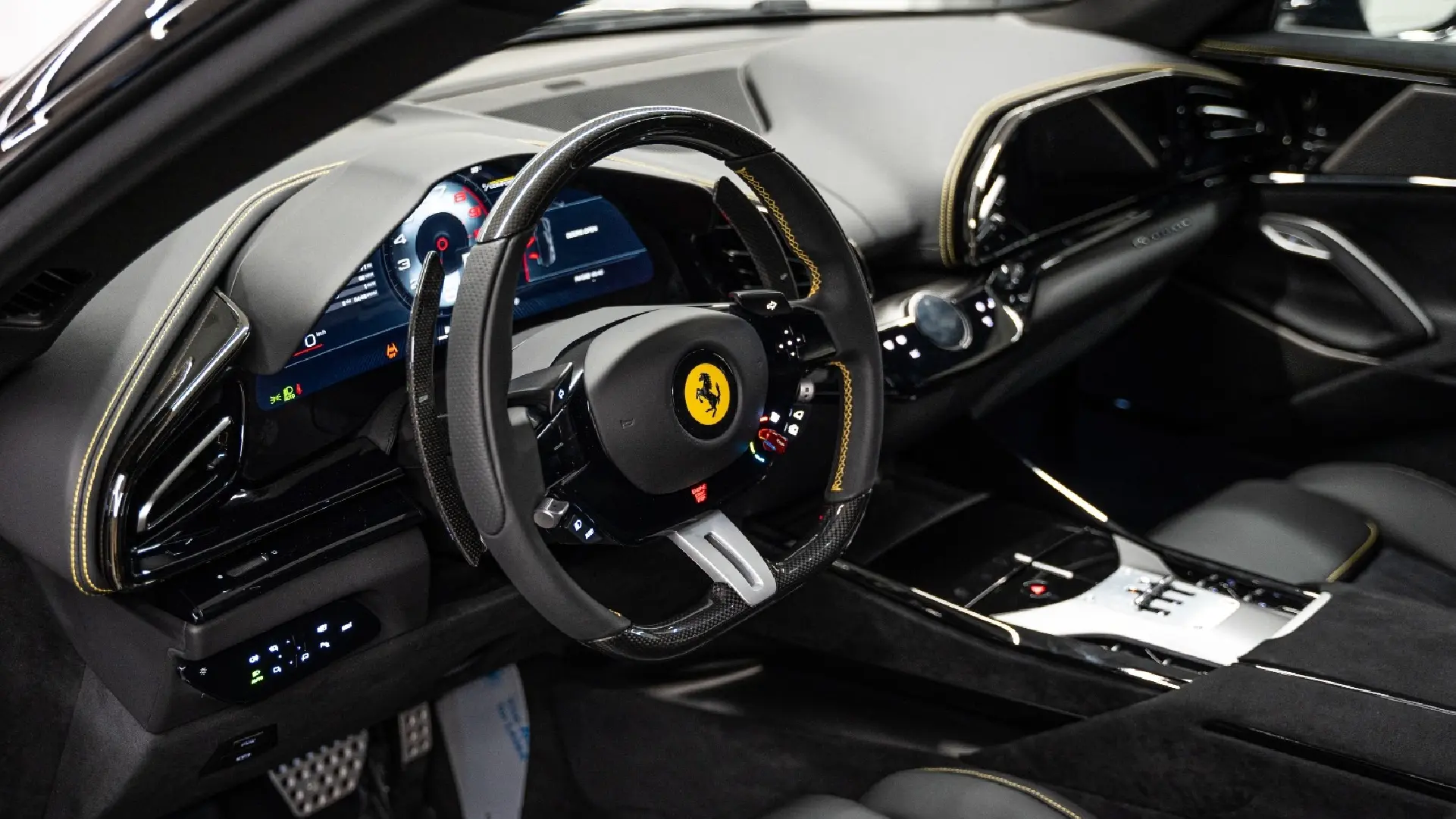 Ferrari Purosangue V12 YM  BLACK 2022 Rental Dubai