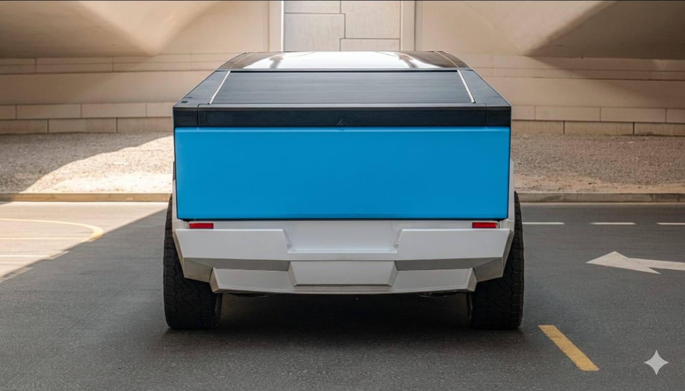 Tesla Cybertruck Beast  BLUE 2024 Rental Dubai