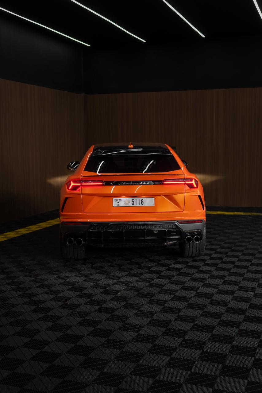 Lamborghini MY20 Urus Noetic Exhaust  ORANGE 2023 Rental Dubai